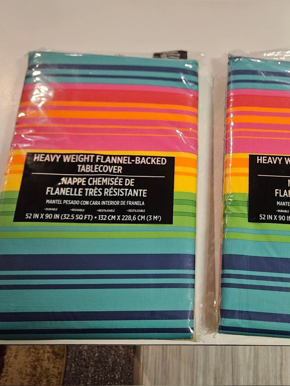 Summer Heavy Weight Reusable Picnic Table Cover NWT